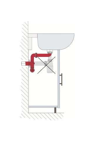 Dallmer Yer Kazandıran Lavabo Sifonu Beyaz Pop-up Süzgeçli Kolay Temizlenir Koku Önleyici Gider