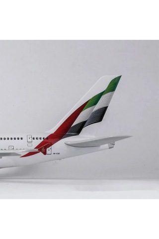 Emirates A380 Yolcu Uçağı Model Uçak 1/160 Ölçek 36cm Tekersiz