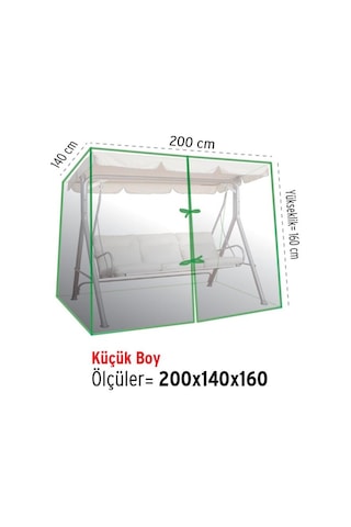 Homaks Salıncak Koruma Örtüsü 200x140x160 Cm