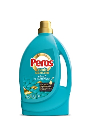 Peros Renk Uzmanı Yünlü Ve Narinler Kolejan Serum Etkisi Ile Kumaş Koruma & Bakım 4 X 3 Lt 3 L