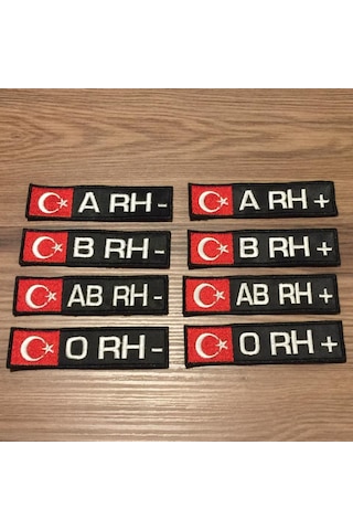 Kan Grubu Bayrak Patch Patches Peç Arma Kot Yaması Cırt Hediye Çok Renkli