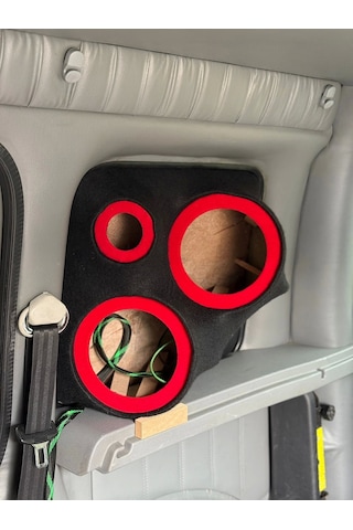 Volkswagen Caddy Kelebek Cam 2 Takım Kırmızı Halkalı Pandizot