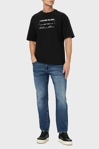 Calvin Klein Erkek T Shirt Lv04re827g Ub1 Siyah