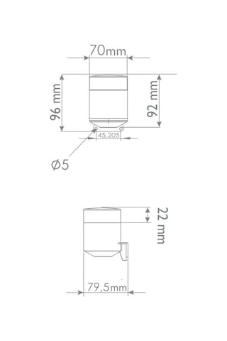 Mucco Seçilebilir 6 Sesli 85 / 260v Ac/dc Siren Kırmızı