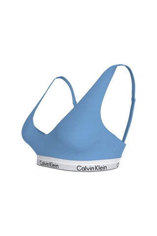 Calvin Klein Kadın Logo Detaylı Mavi Lightly Lined Bralette-14669