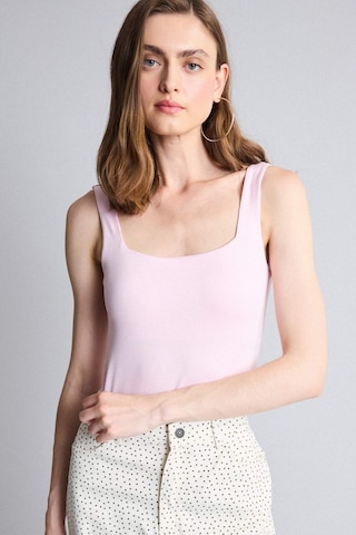 Defacto Kare Yaka Bodysuit H3888ax26smpn633 Pembe-pn633