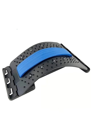Ayarlanabilir Bel Masaj Ve Destek Cihazı Ergonomik Ve Çok Fonksiyonlu Siyah - Mavi