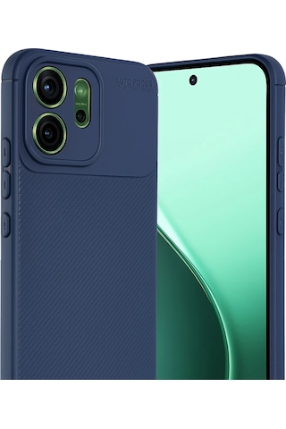 Cosmotex Newface Oppo Reno 14f Auto Focus Karbon Kapak - Lacivert