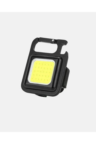 Şarjlı Cob Led Anahtarlık Fener 4 Modlu, Manyetik Ve Katlanabilir Standlı Yeni Nesil