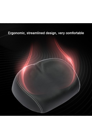 Symbee Konforlu Ve Ergonomik Bisiklet Sele: Geniş Yapı, Şok Emici, Hava Geçirgen, Kolay Kurulum, Siyah Kırmızı Çok Renkli