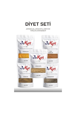 Bykurt Light & Lezzet Baharat Seti - Diyet Seti