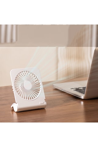 Usb Küçük Sessiz Masa Vantilatörü Hava Akışlı Siyah,