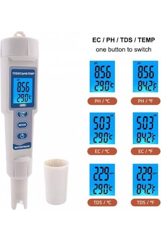 Aek-Tech Ph-3508 4 Ü 1 Arada Ph Metre Tds Ec Ve Sıcaklık Ölçer N11.1012