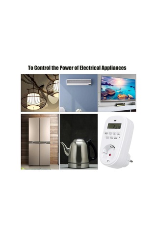 Springsun Akıllı Zamanlayıcı Prizi - Otomatik Açma/kapama Kontrol Cihazı, Enerji Tasarrufu, 220-240v Avrupa Standartı, Isı Dayanıklı Malzeme