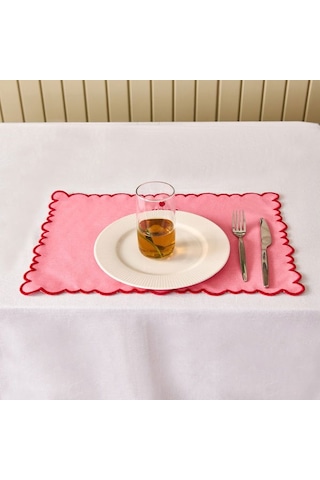 Evidea Soft Amore Amerikan Servis - Pembe - 30x50 Cm Pembe