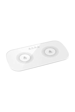 Flybuy Yemek Isıtma Plakası - Elektrikli Sıcak Tabak Altlığı - Beyaz - Hızlı Isıtma Beyaz