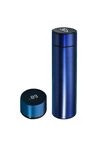Dijital Sıcaklık Göstergeli Renkli Çelik Termos - 500 Ml Diğer