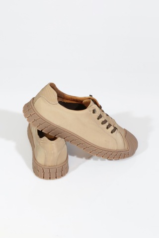 Dgn 9872 Erkek Sneakers Ayakkabi Taba Tekstil