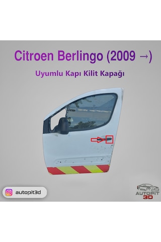 Cıtroen Berlıngo 2009 Uyumlu Kapı Kilit Kapağı