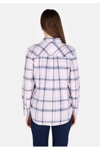 Colin's Colins Regular Fit Shirt Neck Ekoseli Kadın Pembe Uzun Kol Gömlek Cl1073285 Cl1073285 Q1.v1 Plı Pembe