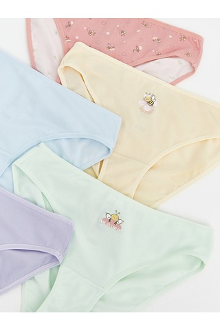 Lcw Young Pembe Desenli Bikini Külot 5'li