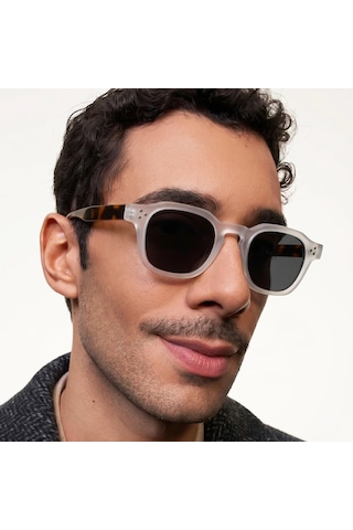 Filipe Beyaz Unisex Güneş Gözlüğü