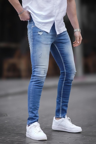 Madmext Mavi Skinny Fit Erkek Jean 5102-mavi Mavi