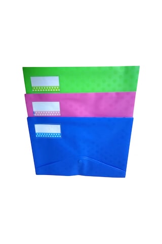 Linea Lux Körüklü Çıtçıtlı Dosya Mix 3 Renk