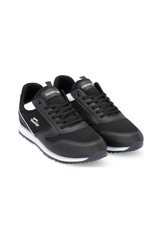 Slazenger INVICIBLE Erkek  Siyah / Beyaz Günlük Spor Ayakkabısı