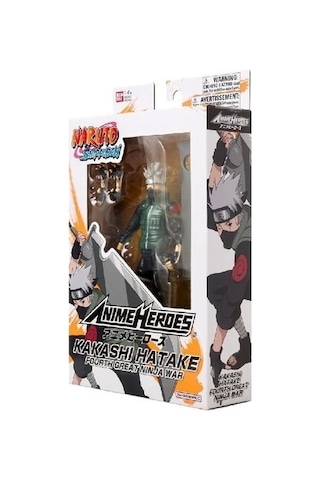 Naruto Anime Hatake Kakashi 4 Büyük Ninja Savaşı Figürü 16 Cm