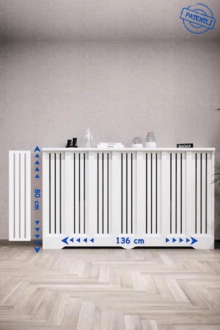 Efes Model Beyaz Renk 136 CM Petek Kaplama Dresuar Beyaz