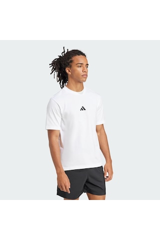 Adidas Essentials Small Logo Single Erkek Tişört C-adıjf1092e50a00 Beyaz