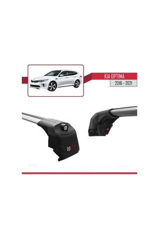 Kia Optima 2016-2021 Arası İle Uyumlu Ace-2 Ara Atkı Tavan Barı Gri