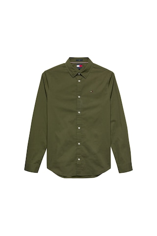 Tommy Hilfiger Tjm Original Stretch Yeşil Erkek Gömlek-16376