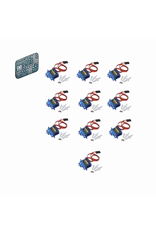 10 Adet- Sg90 Rc Mini Servo Motor 180 C