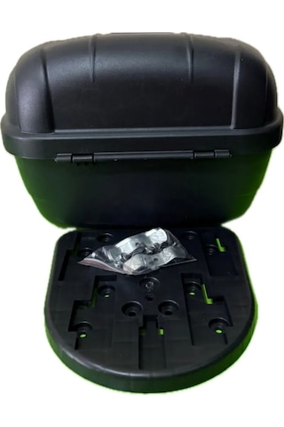 Maxx Arka Çanta 35 Lt Siyah Motosiklet Çantası Topcase