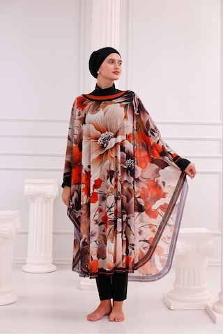 Tarzını Seç Kimono Pareo - Tesettür Pareo - Belek Model 240x135 Cm Çok Renkli