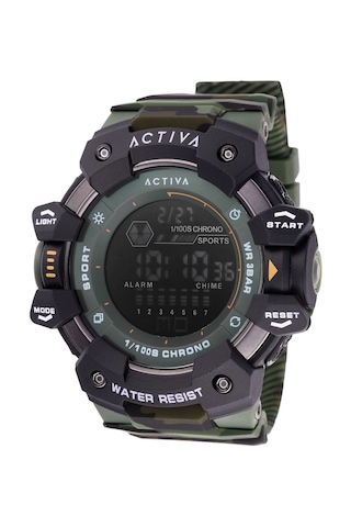 Invicta X Activa Armour Dijital Erkek Kol Saati - 50 Mm - Kamuflaj Siyah