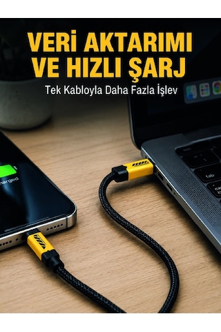 Bay 3'ü 1 Arada Usb Şarj Kablosu 240w Hızlı Şarj Ve Veri Aktarım Kablosu Najmaddin 53856138