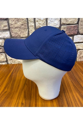 Hamze Paraşüt Mikro Kumaş Yazlık Delikli Unisex Cap Şapka Lacivert