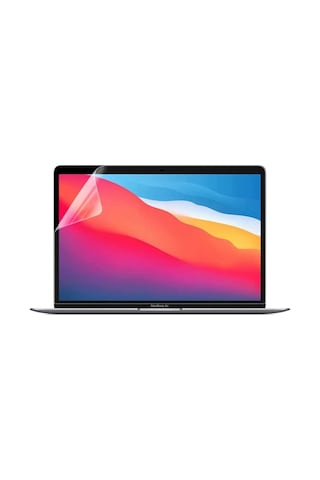Macbook Uyumlu Air 13.6" M2-m3 Çip 2022/2024 A2681 A3113 Uyumlu Standlı Kılıf Klavye Kılıfı Ekran Koruyucu Şeffaf