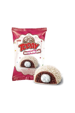 Today Snowball Hindistan Cevizli Kek 35 Gr. 24 Adet (1 Kutu)
