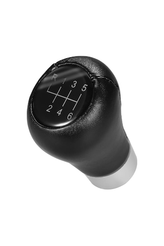 Teltree Bmw 3/5/6 Serisi E30-e90 İçin 6 Vites Manuel Vites Çubuğu Kolu - Pu Deri, Kolay Kurulum, Direk Değişim, Dayanıklı Siyah