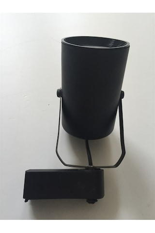 Alles 7x1w Beyaz Işık Siyah Kasa Power Ledli Ray Spot Beyaz