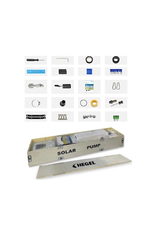 Hegel - İnges 110 Volt 1500 Watt Güneş Enerjili Dc Pompa - Solar Dalgıç Pompa 4us1500-115/7.5e