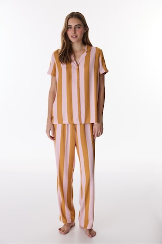 Penti Renkli Bella Çizgili Gömlek Pantolon Pijama Takımı