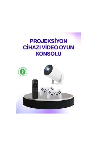2.4g Kablosuz Destekli Oyun Ve Film Projeksiyonu Ev Kullanımı İçin 59363420