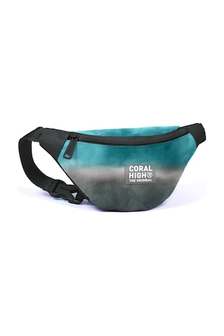 Coral High Kids Turkuaz Gri Batik Bel Çantası 11520 Turkuaz - Gri