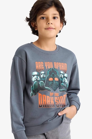 Defacto Erkek Çocuk Star Wars Bisiklet Yaka Sweatshirt G6916a825cwar141 Antrasit-ar141