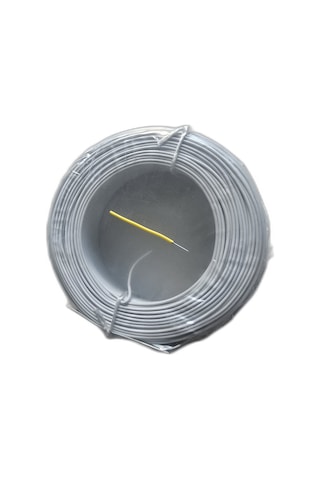Tek Damarlı Kalaylı Tam Bakır Zil Teli Montaj Teli 0.50 Mm 100 Metre Beyaz Zil Kablosu